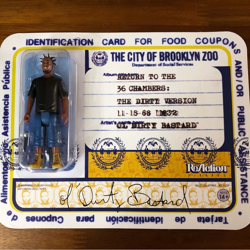 Ol Dirty Bastard action figure NEW IN PACKAGE